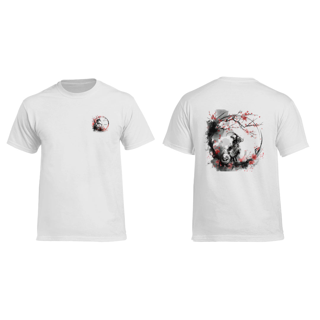 Heavy Cotton Shirt mit chinesischem Tierkreiszeichen – Klassisch & kraftvoll