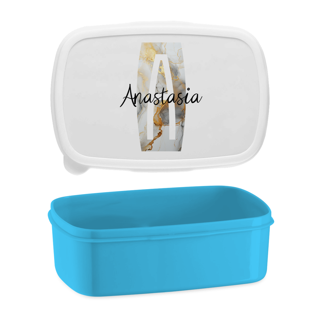 Personalisiere jetzt deine blaue Lunchbox - Dein individueller Design!