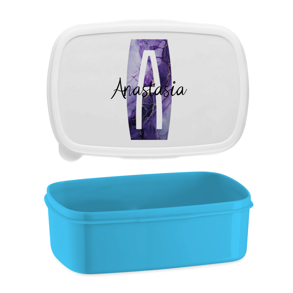 Personalisiere jetzt deine blaue Lunchbox - Dein individueller Design!