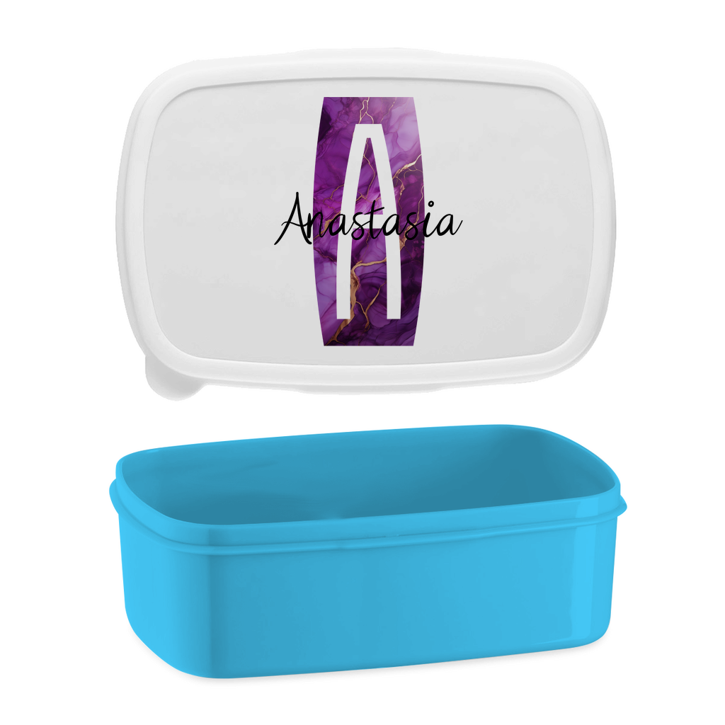 Personalisiere jetzt deine blaue Lunchbox - Dein individueller Design!
