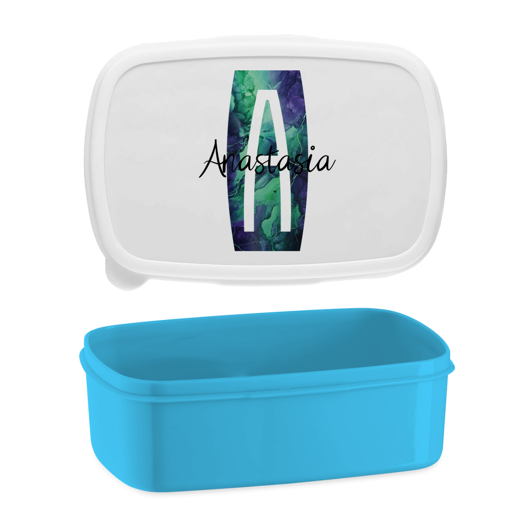 Personalisiere jetzt deine blaue Lunchbox - Dein individueller Design!