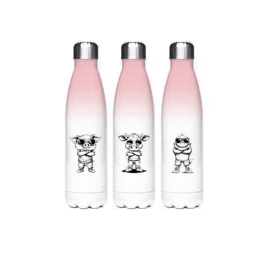 Edelstahl-Thermoflasche  – Pink | 500 ml isoliert
