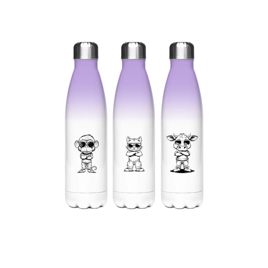 Edelstahl-Thermoflasche – Lila | 500 ml für heiße & kalte Getränke