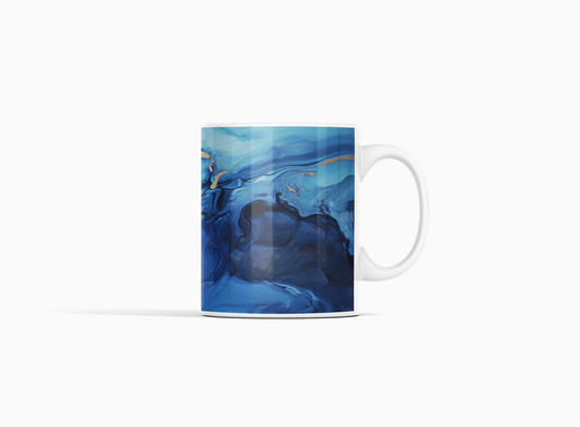 Keramiktasse mit Marmor-Design – Bundle